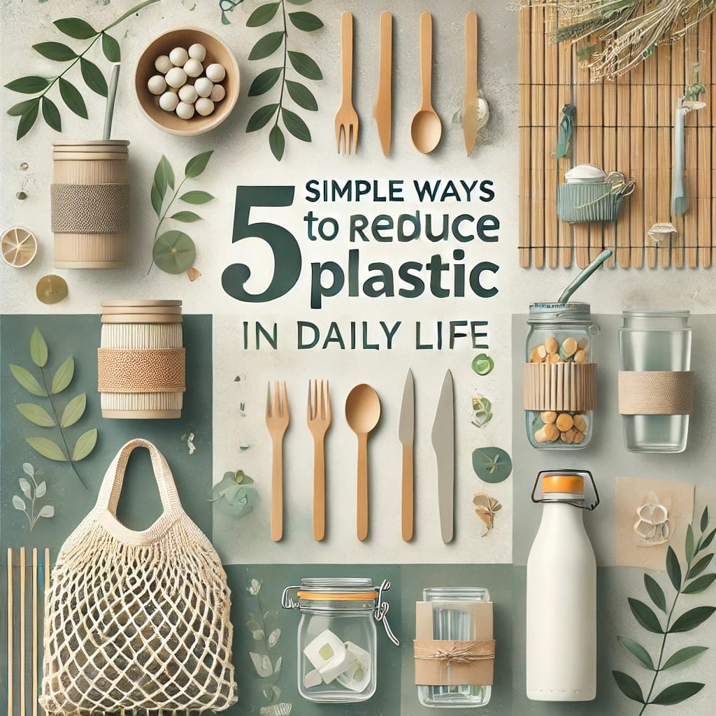 5 Simple Ways to Reduce Plastic in Daily Life